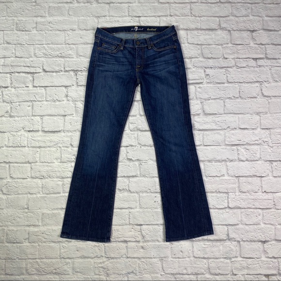 {7 For All Mankind} Bootcut Jean Sz 28 - Picture 2 of 6